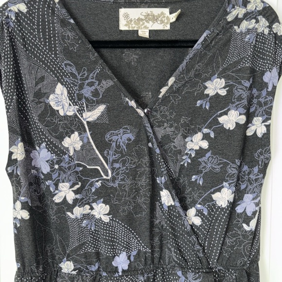 Aventura Yardley dress organic cotton floral L wrap skirt - Picture 2 of 12